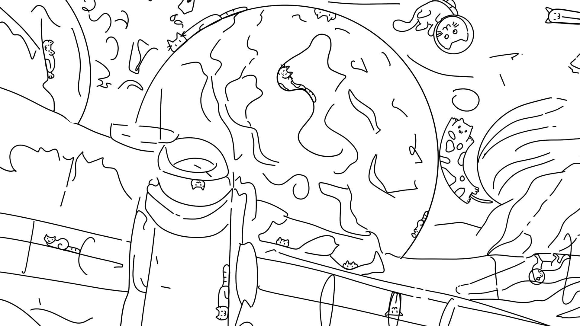 Screenshot for 100 Space Cats