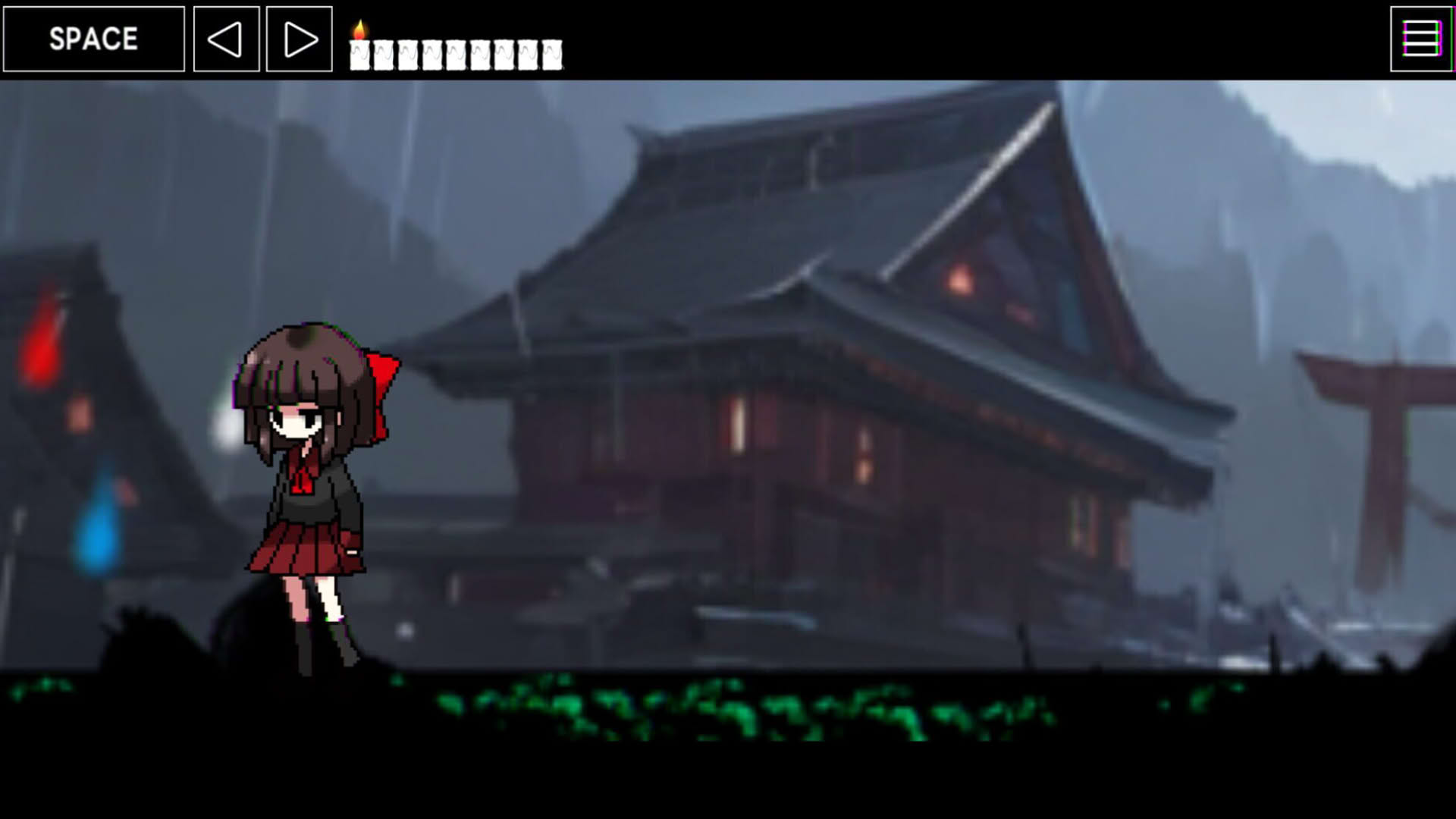 Screenshot for Visiting Shrine at Night