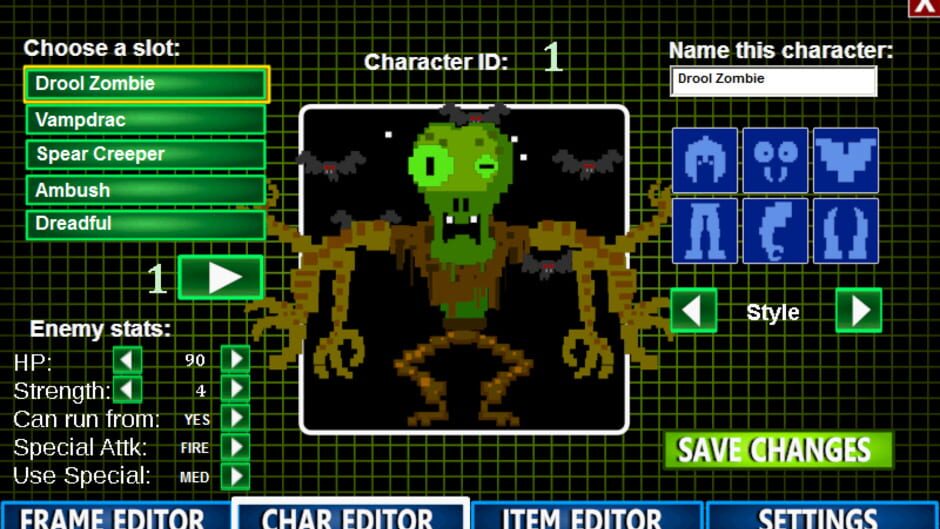 Screenshot for 8-Bit RPG Creator: Zombies Attack!