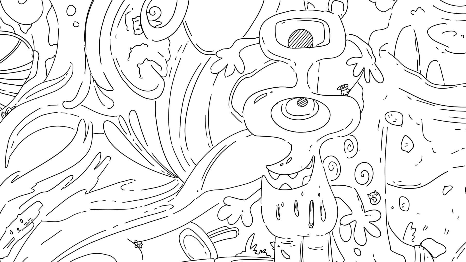 Screenshot for 100 Aliens Cats
