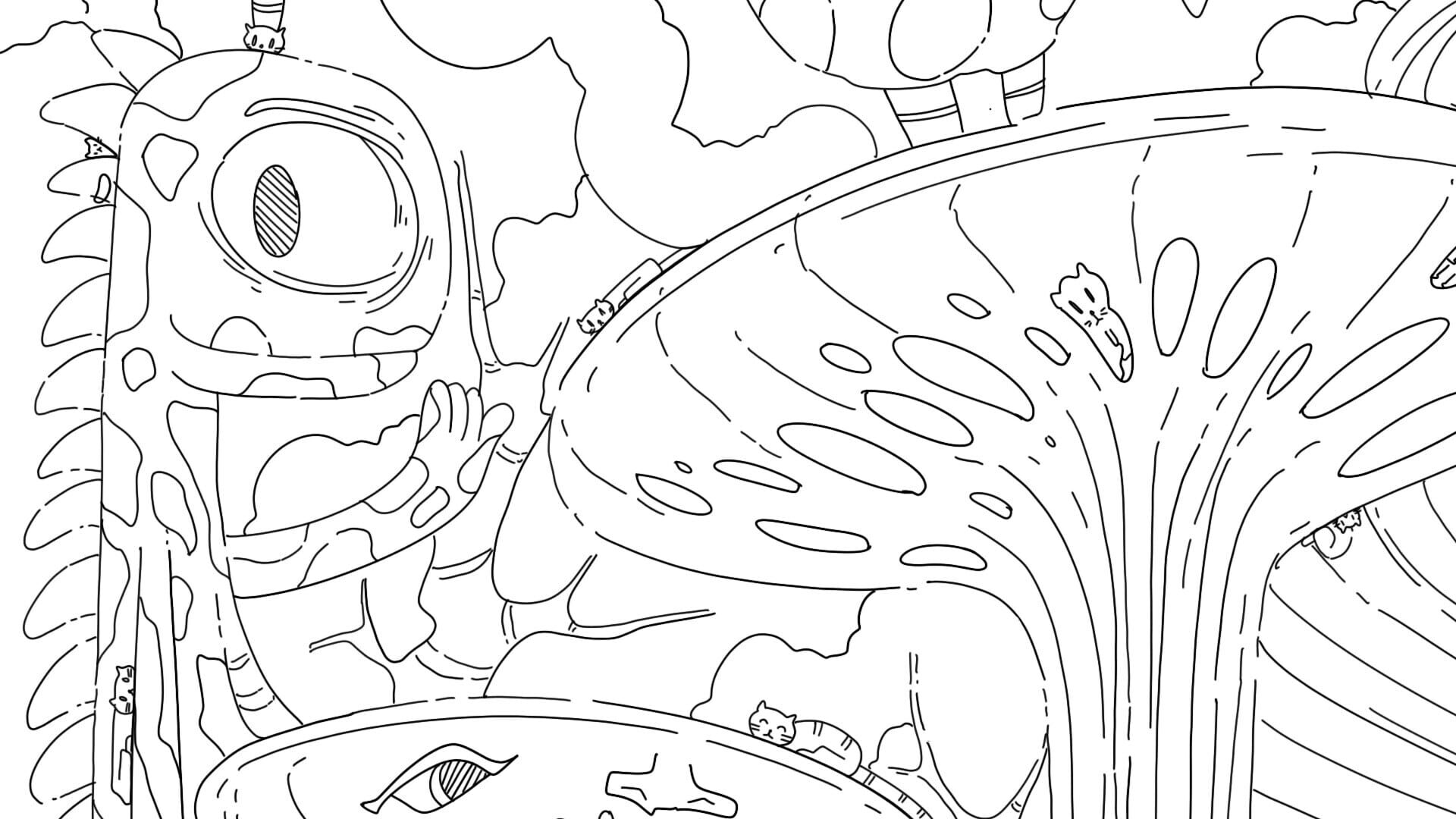 Screenshot for 100 Aliens Cats