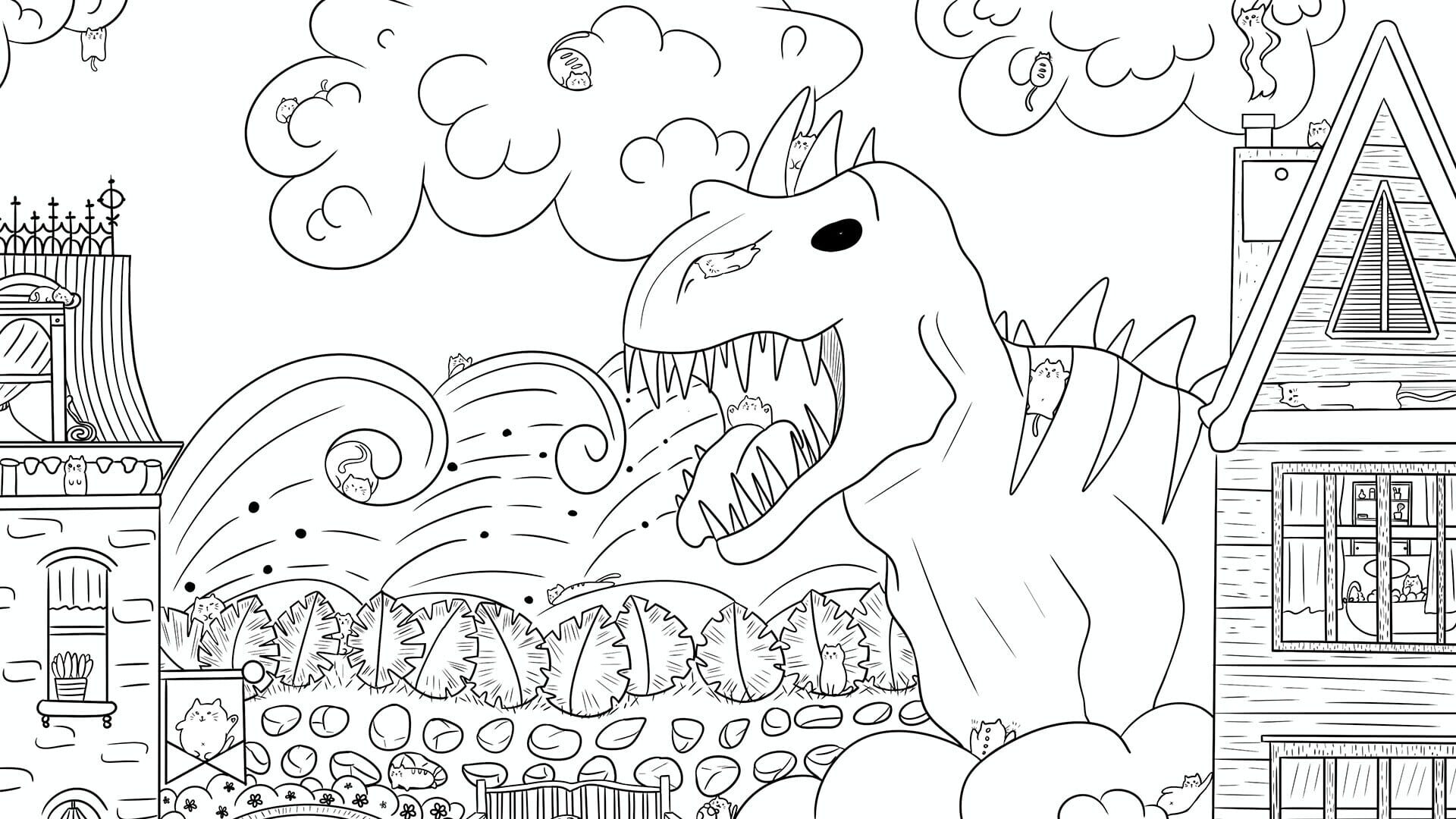 Screenshot for 100 Dino Cats: Extra Content