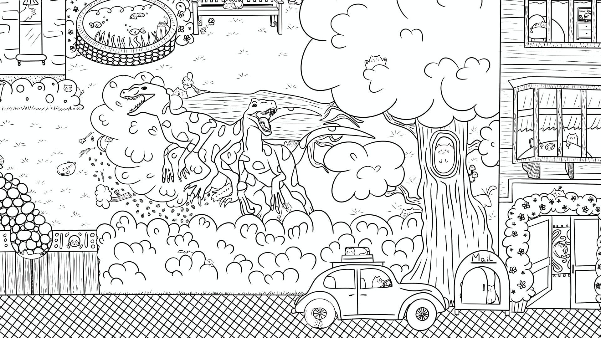 Screenshot for 100 Dino Cats: Extra Content
