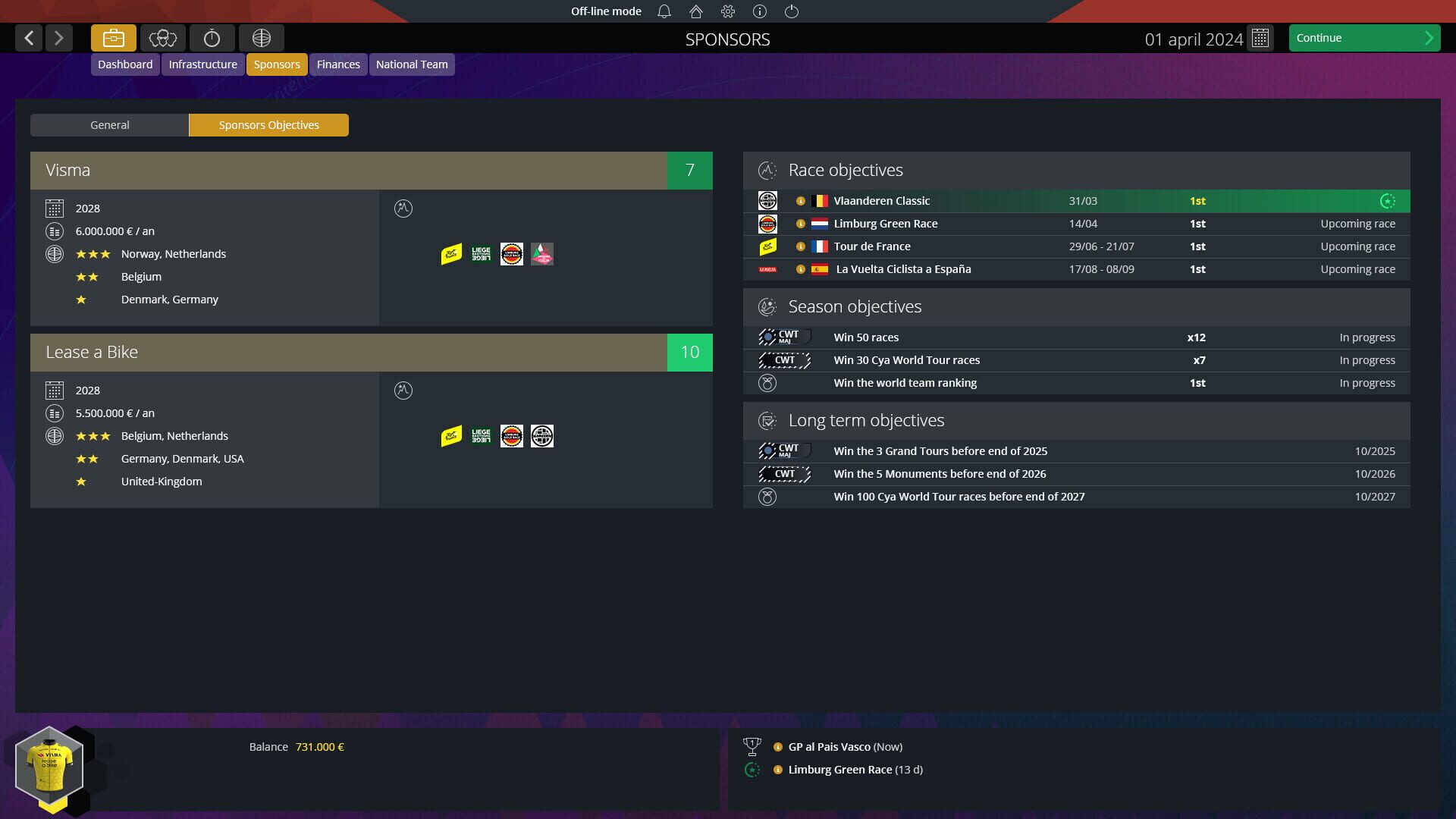 Screenshot for Pro Cycling Manager 2024