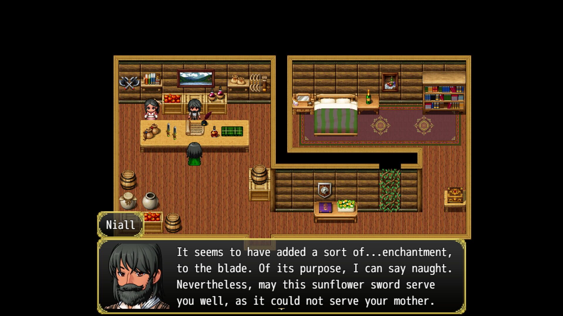 Screenshot for Sunflowers and the Goddess of Death