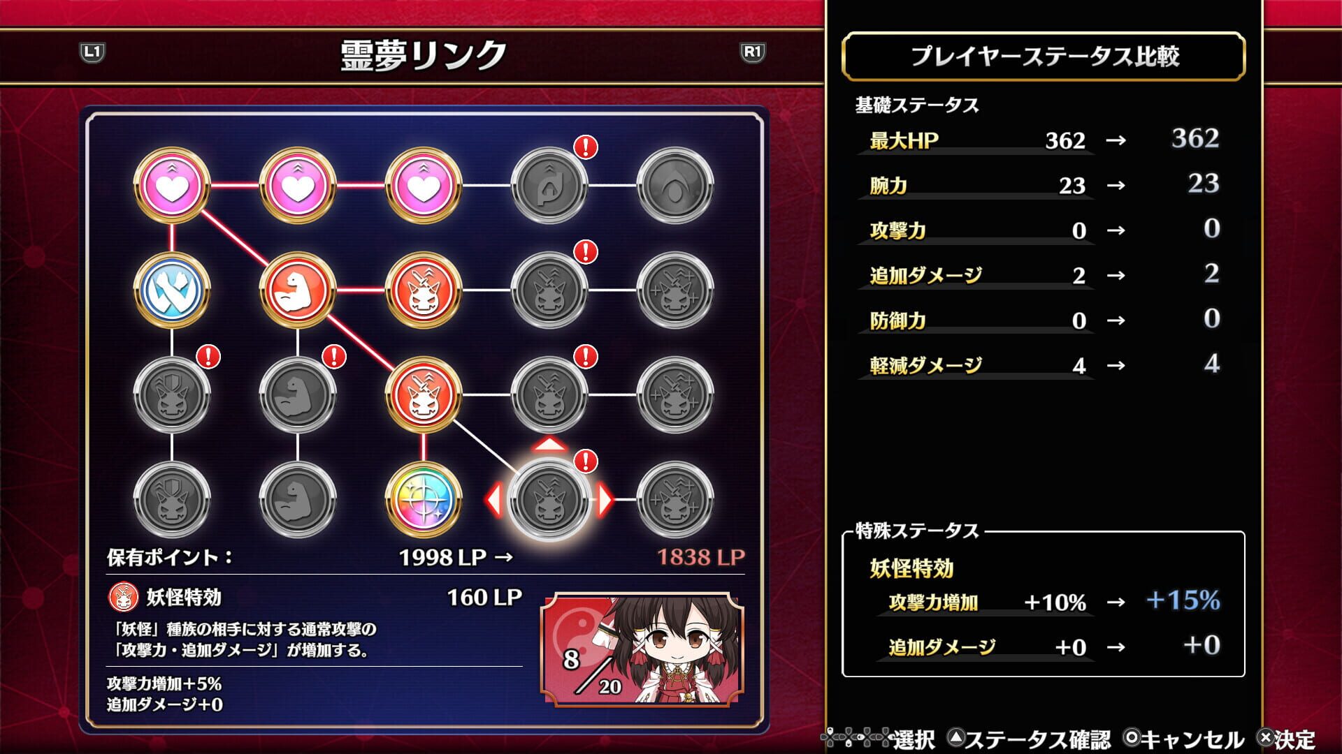 Screenshot for Touhou Genso Wanderer: Foresight