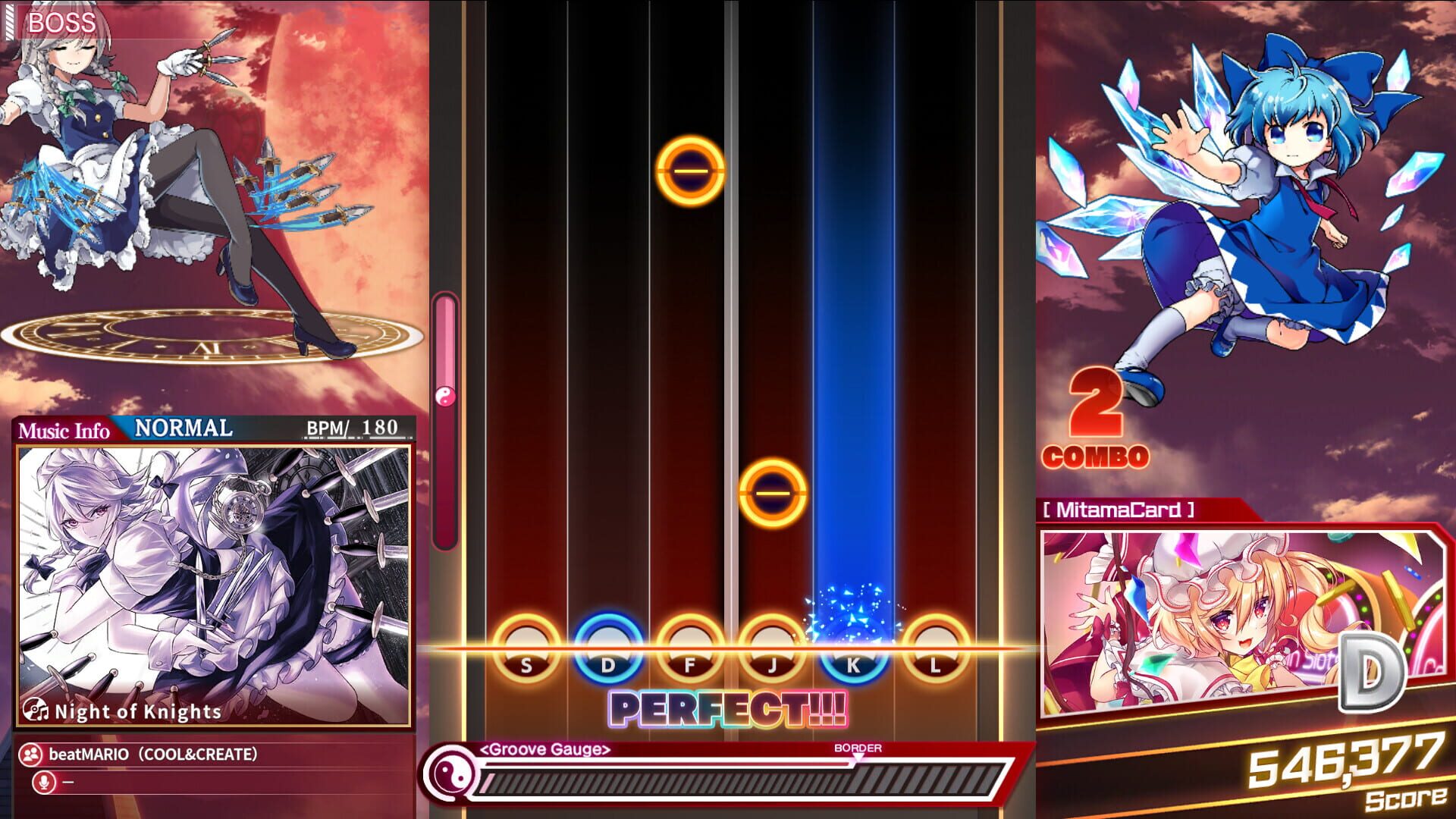 Screenshot for Touhou Danmaku Kagura: Phantasia Lost - Extra Song Pack 3