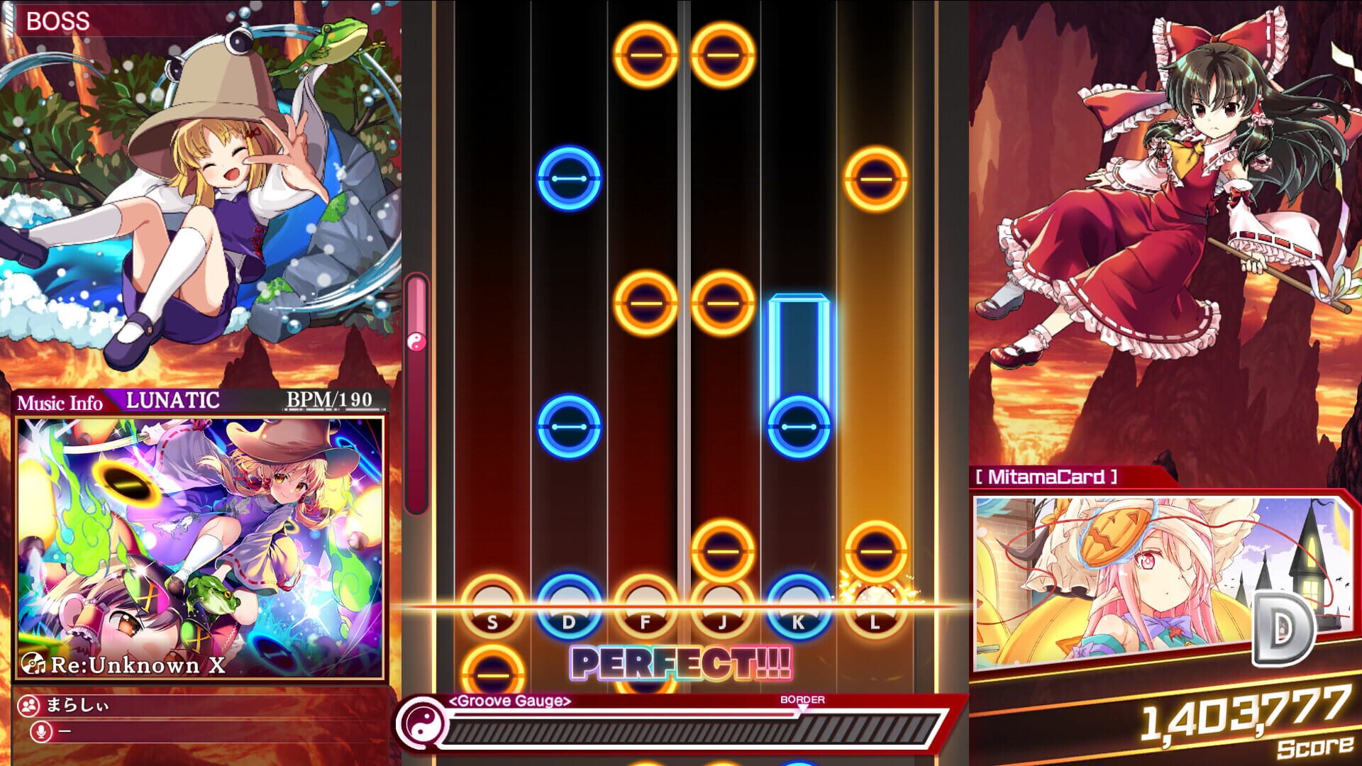 Screenshot for Touhou Danmaku Kagura: Phantasia Lost - Extra Song Pack 3