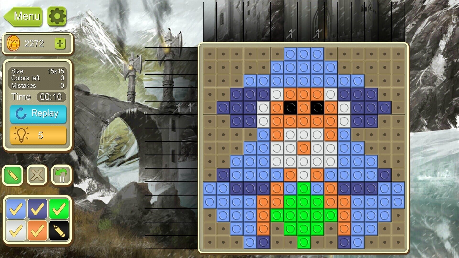 Screenshot for Simple Mosaics: Nonogram Puzzles