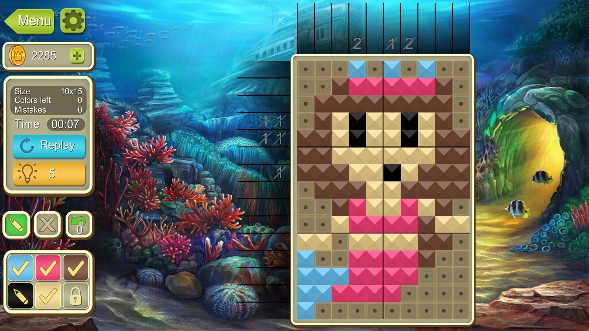 Screenshot for Simple Mosaics: Nonogram Puzzles