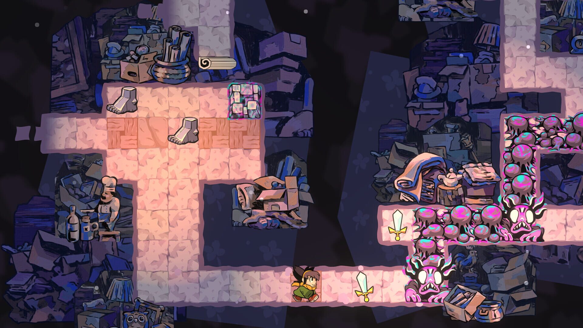 Screenshot for Arranger: A Role-Puzzling Adventure