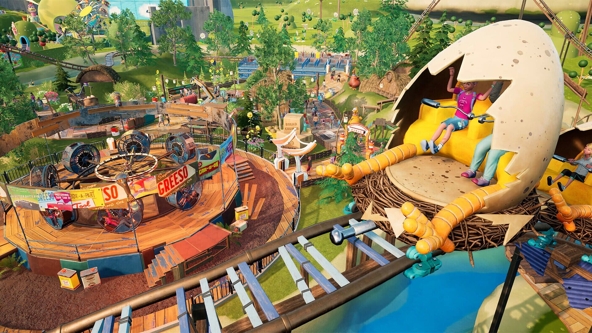 Screenshot for Park Beyond: Chicken Run - Dawn of the Nugget: Theme World