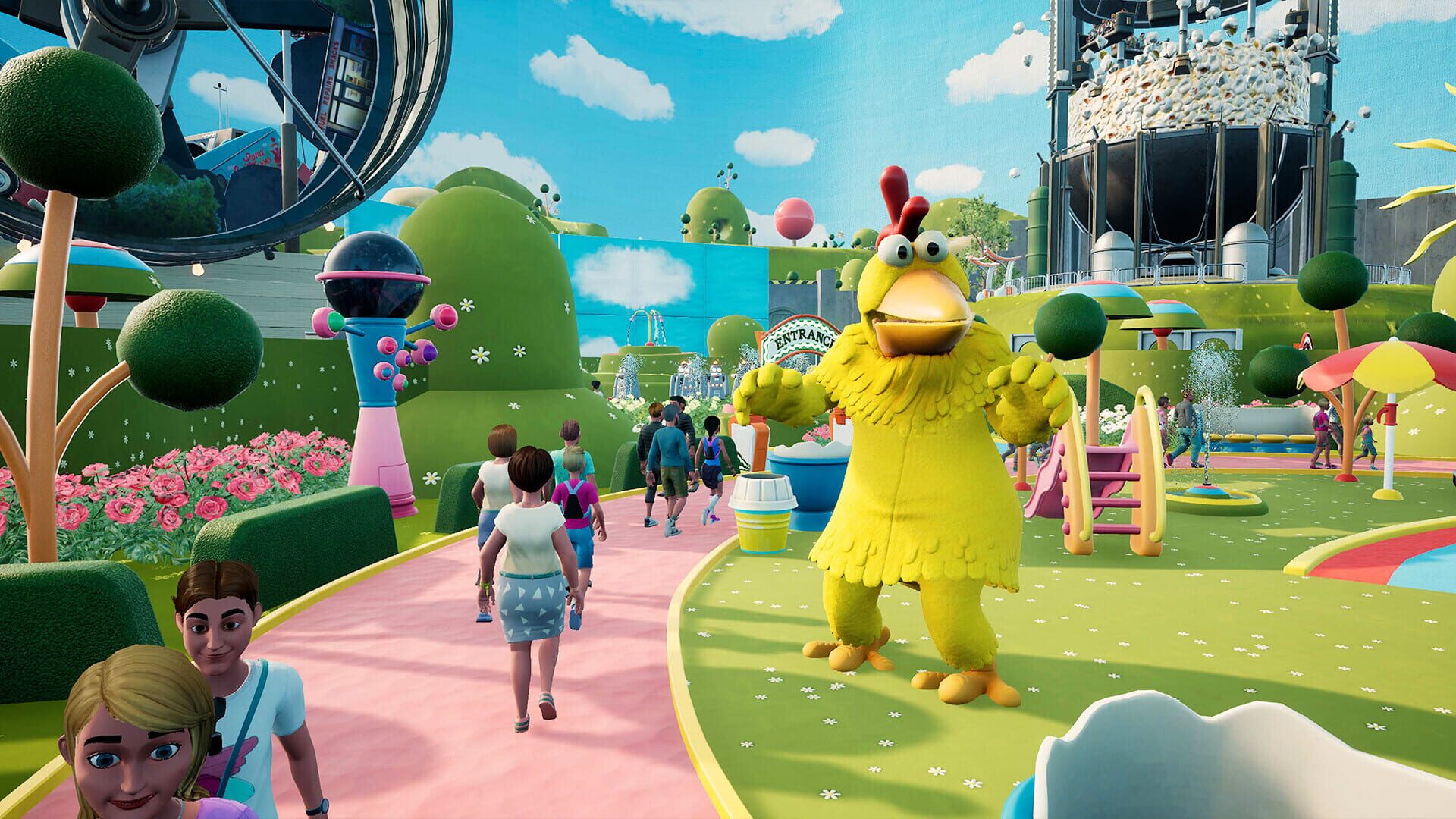 Screenshot for Park Beyond: Chicken Run - Dawn of the Nugget: Theme World