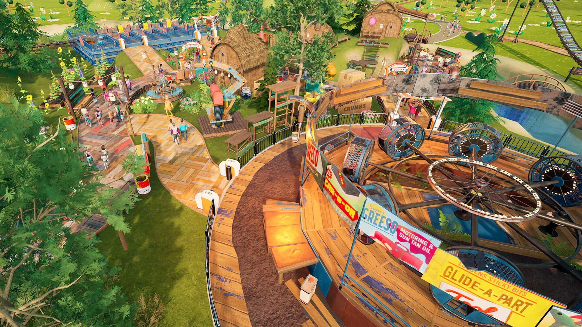 Screenshot for Park Beyond: Chicken Run - Dawn of the Nugget: Theme World