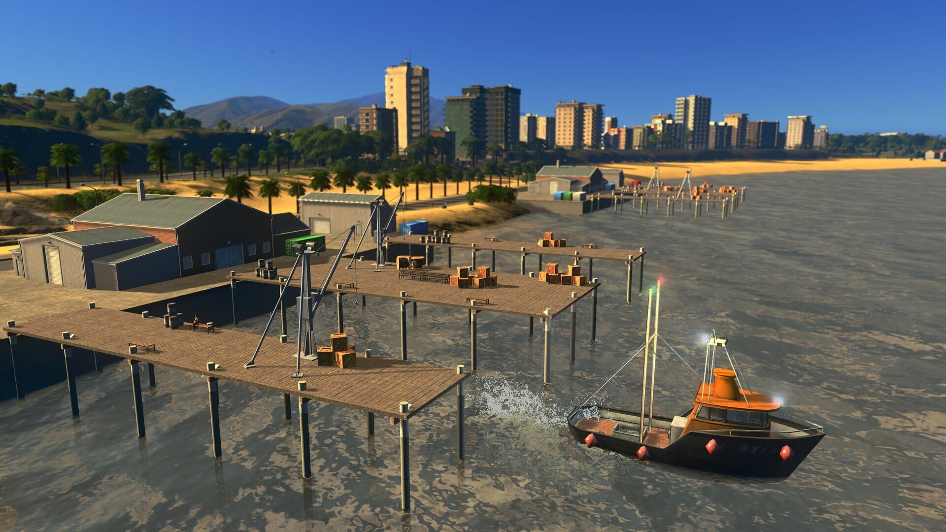 Screenshot for Cities: Skylines - Remastered: Sunset Harbor