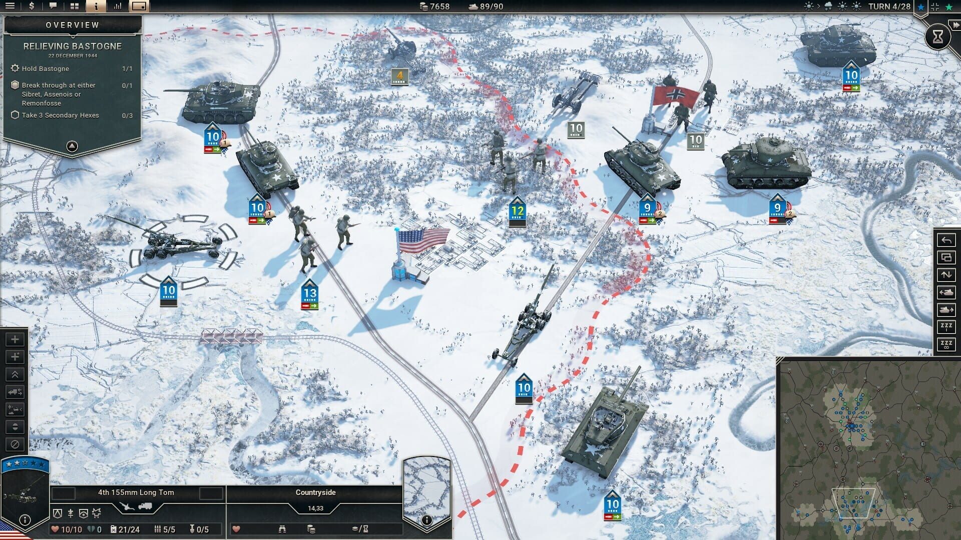 Screenshot for Panzer Corps 2: Frontlines - Bulge