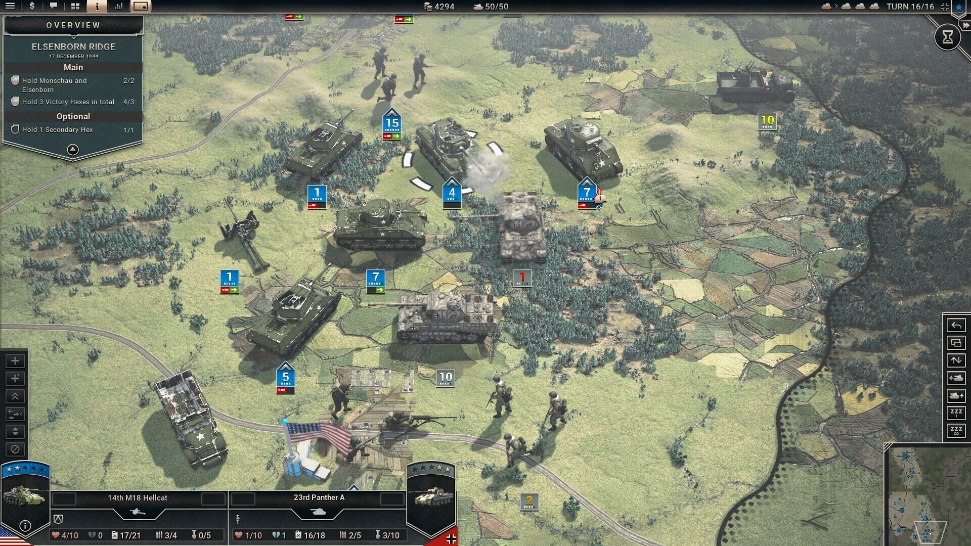 Screenshot for Panzer Corps 2: Frontlines - Bulge