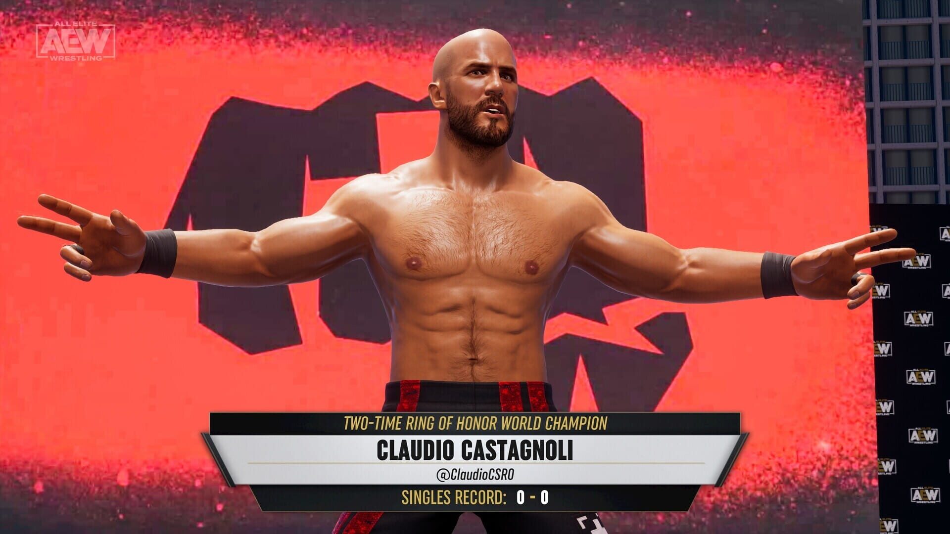 Screenshot for All Elite Wresting: Fight Forever - Giant Swing in the Ring