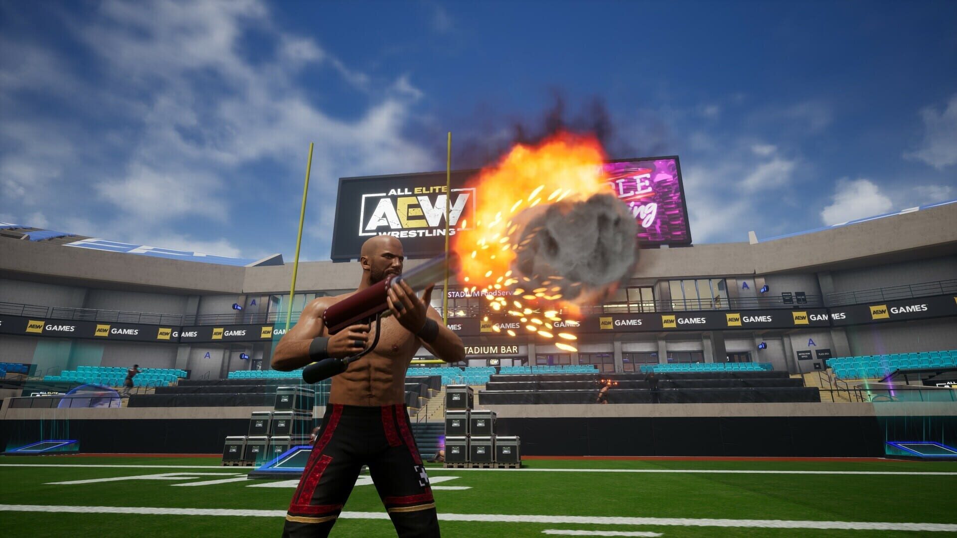 Screenshot for All Elite Wresting: Fight Forever - Giant Swing in the Ring