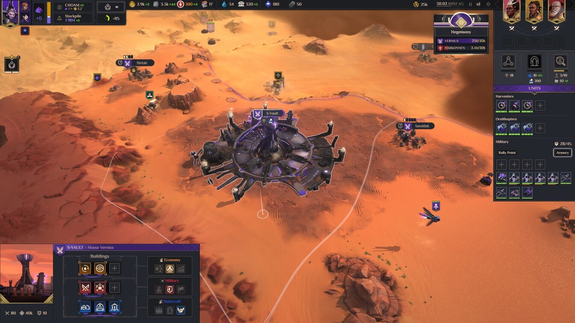 Screenshot for Dune: Spice Wars - House Vernius of Ix