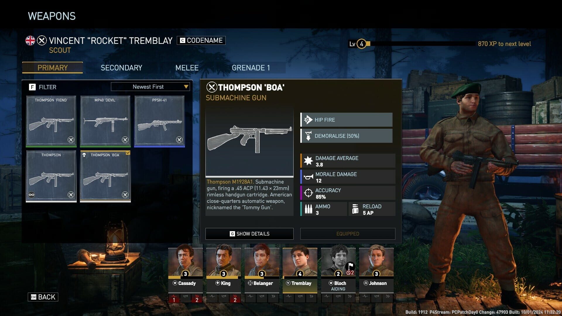Screenshot for Classified: France '44 - Guerrilla