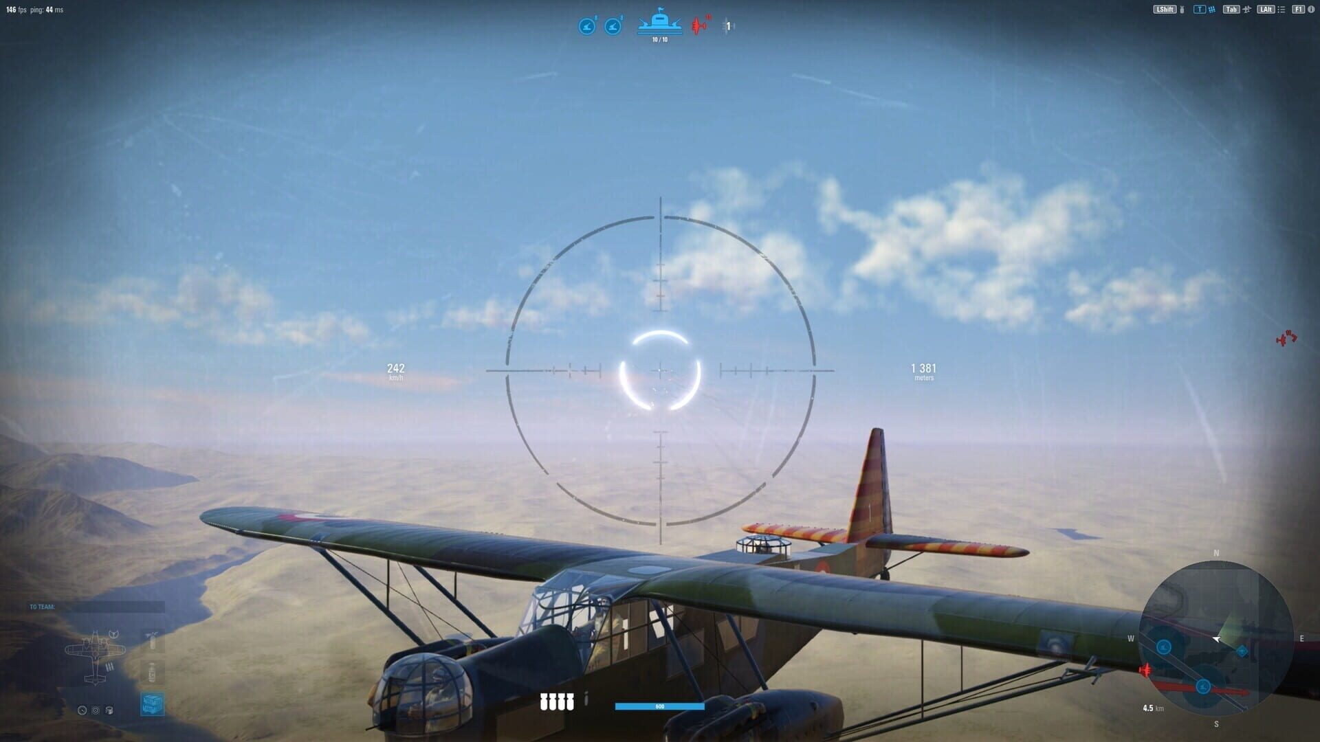 Screenshot for World of Warplanes: Potez 540 Pack