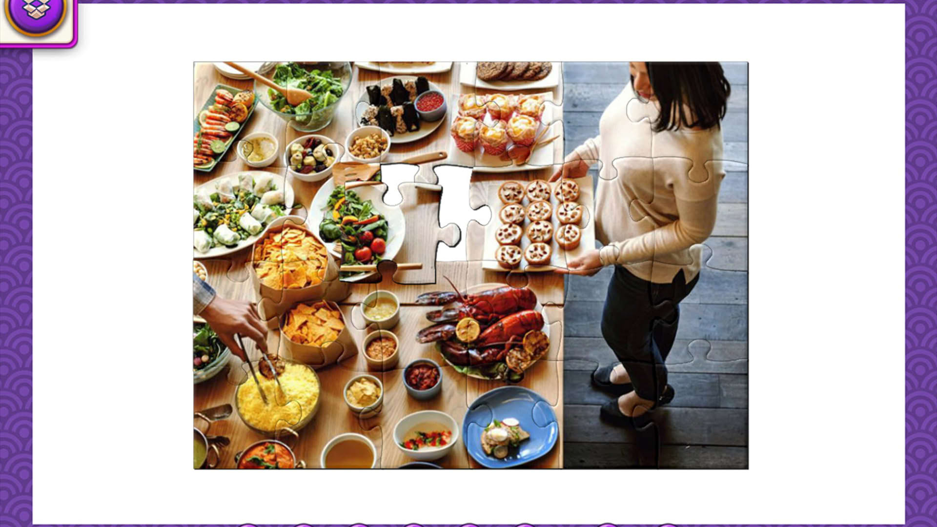 Screenshot for Tasty Jigsaw: Happy Hour
