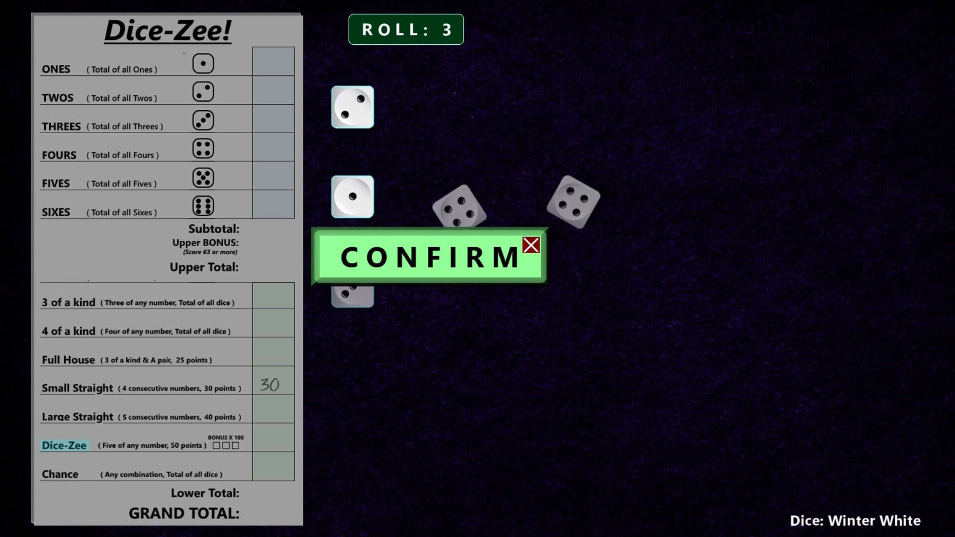 Screenshot for Dice-Zee!