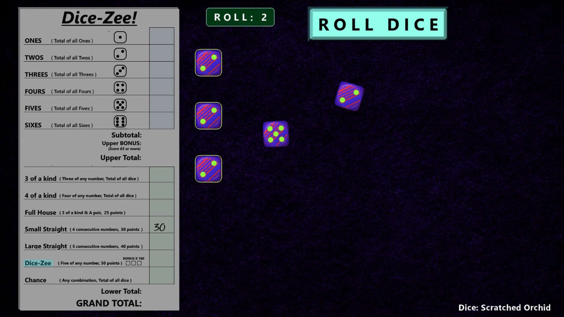 Screenshot for Dice-Zee!