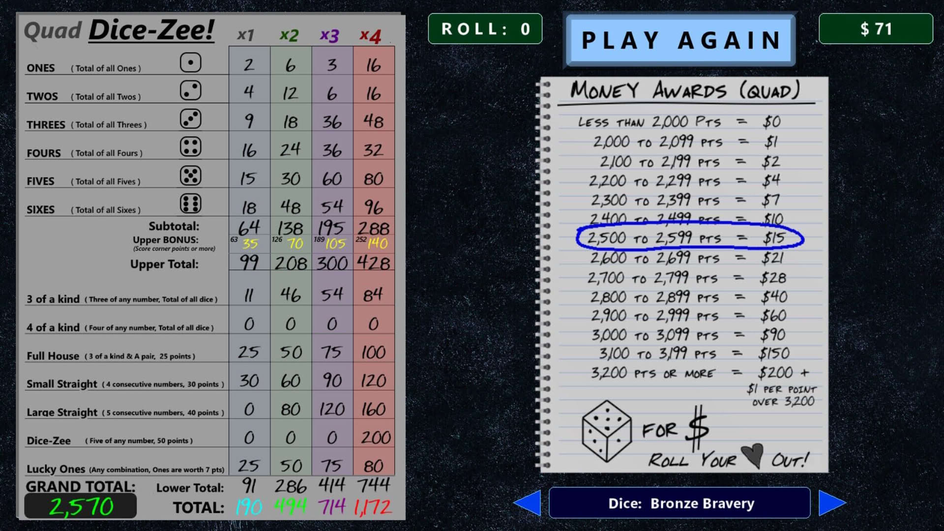Screenshot for Dice-Zee!