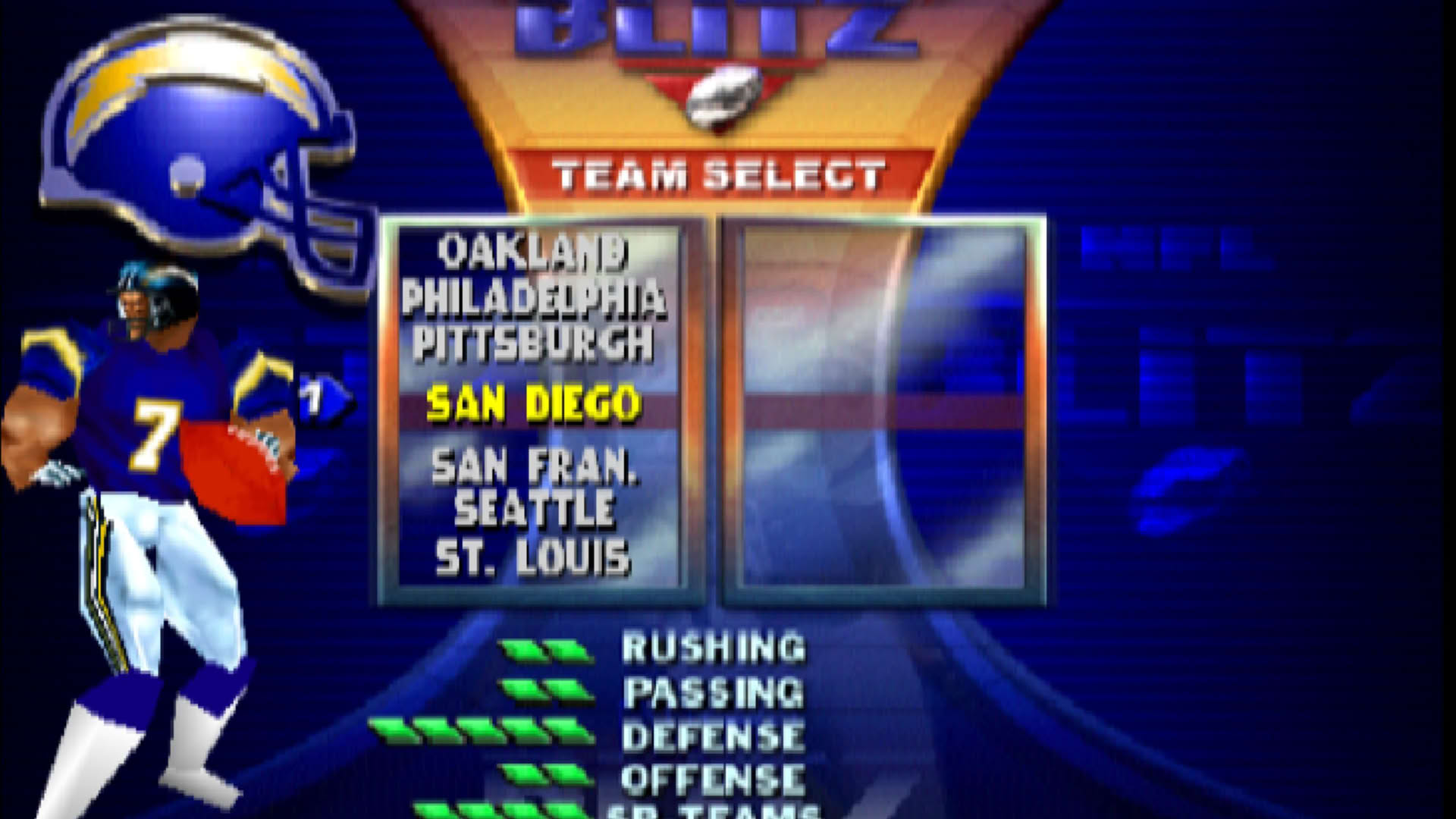 Screenshot for NFL Blitz 2001
