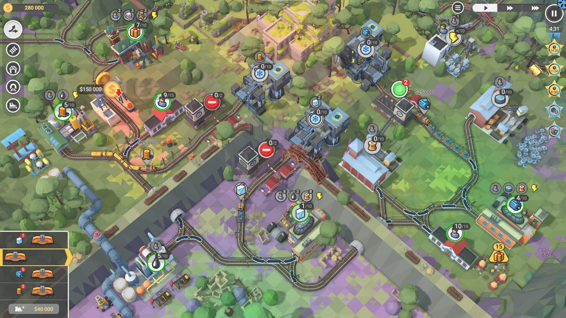 Screenshot for Train Valley 2: Patent Pending