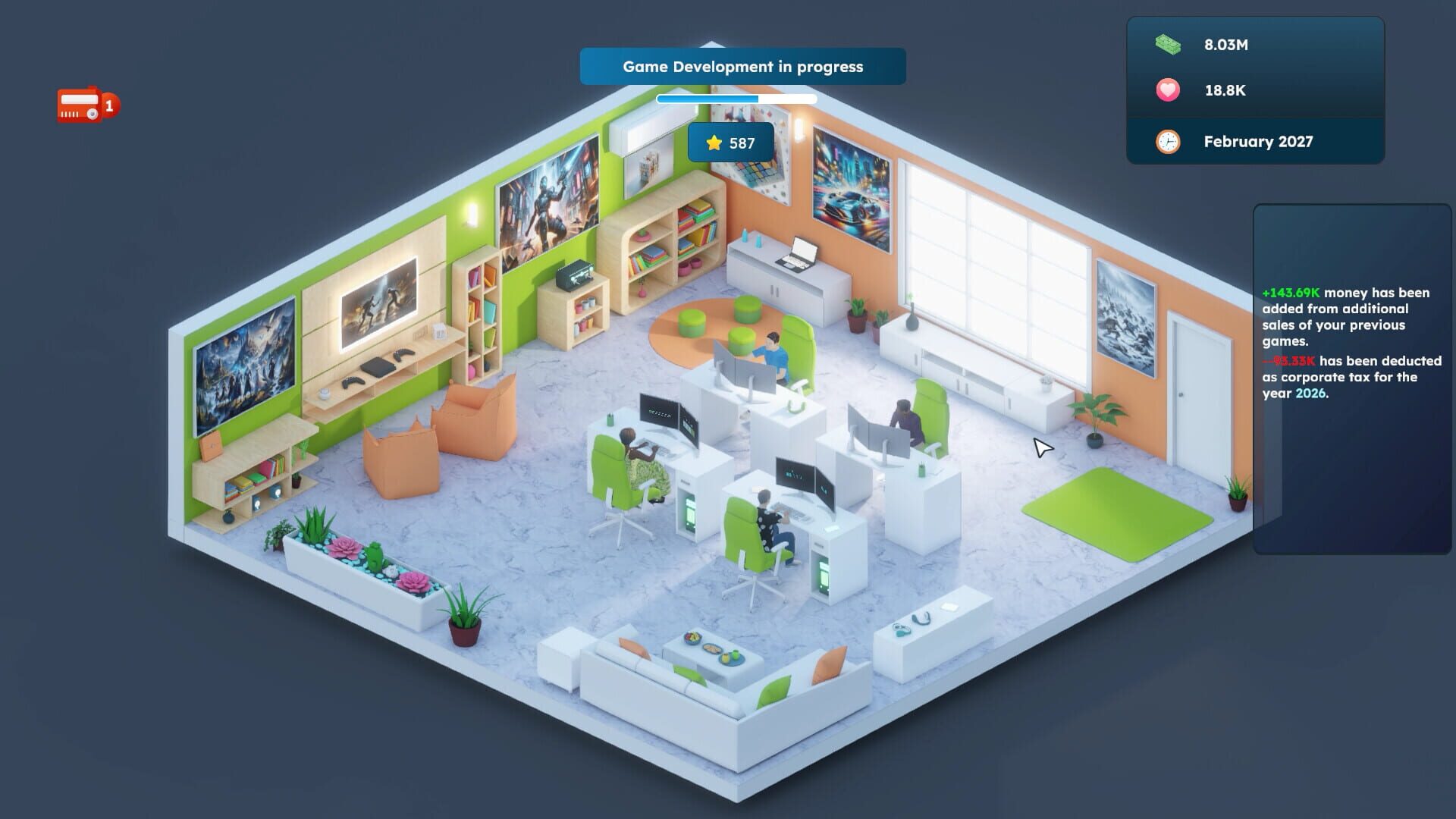 Screenshot for Game Builder Tycoon