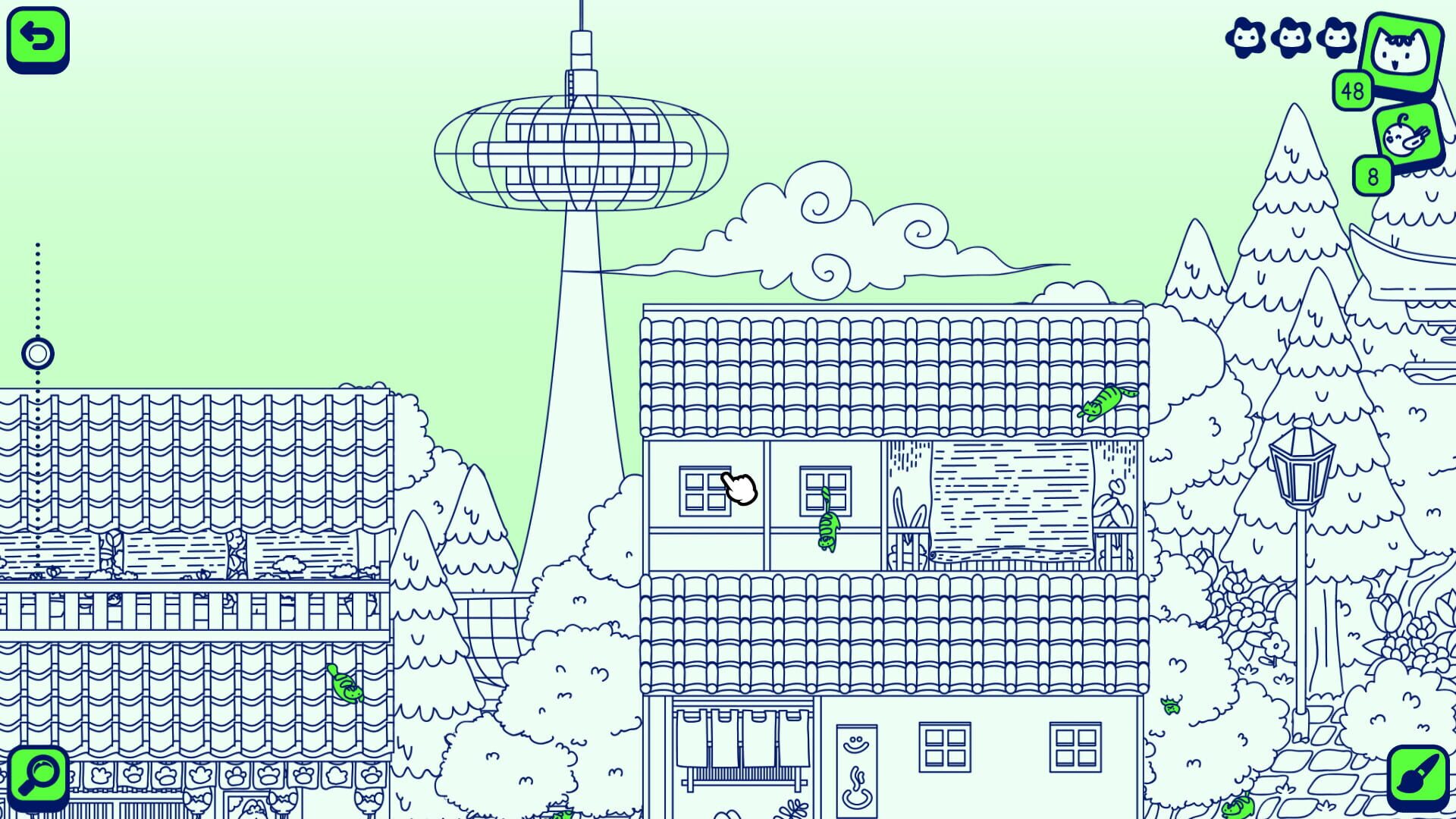 Screenshot for Cats and Seek: Kyoto