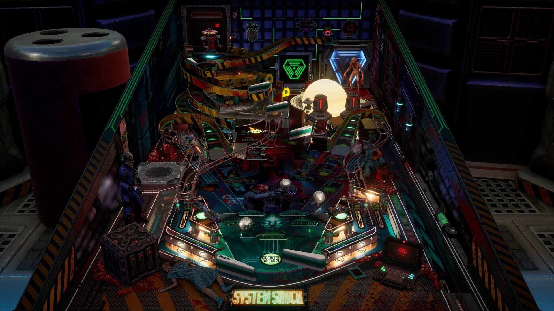 Screenshot for Pinball M: System Shock Pinball