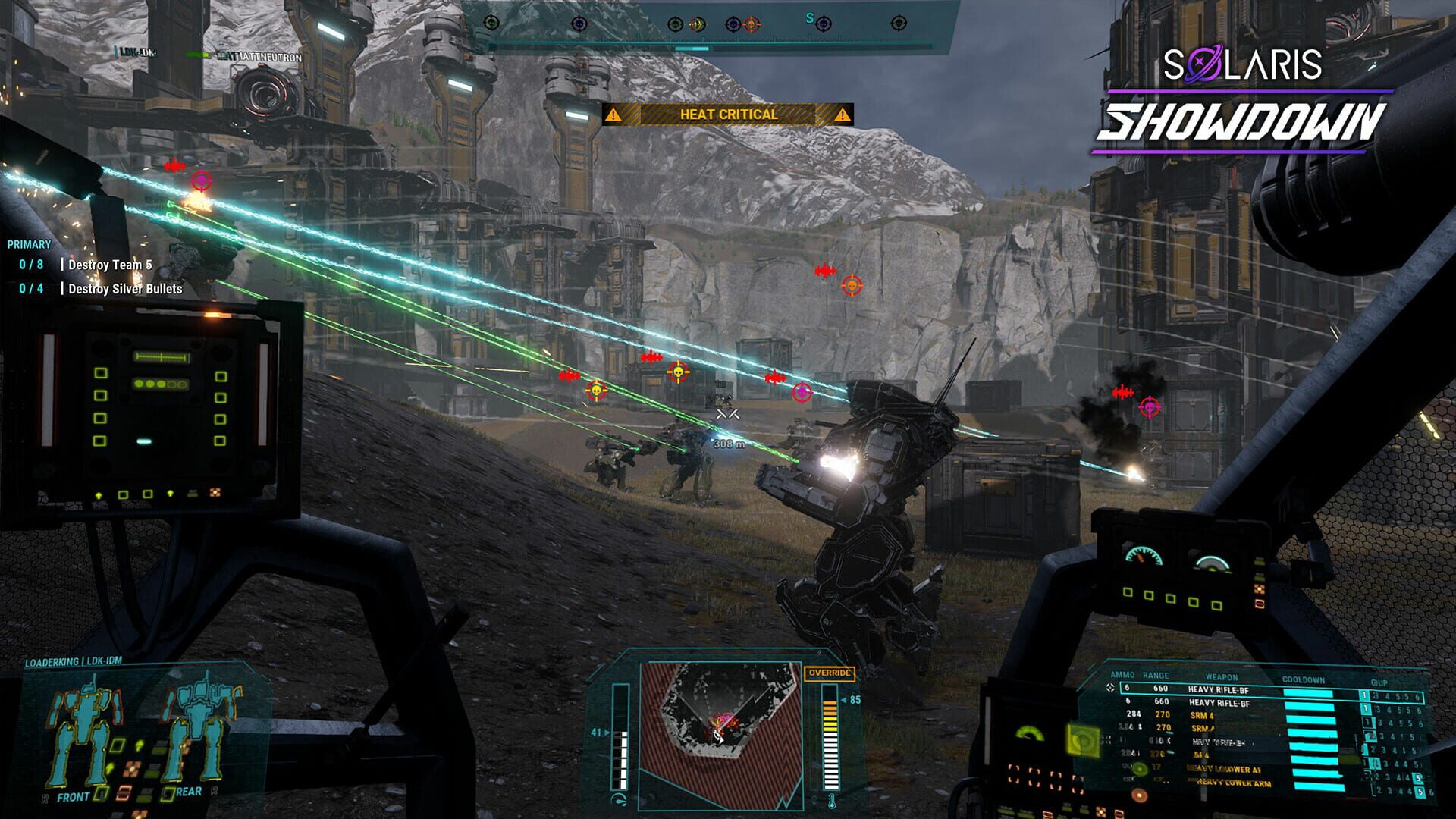 Screenshot for MechWarrior 5: Mercenaries - Solaris Showdown