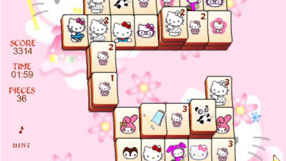 Screenshot for Hello Kitty Mahjong