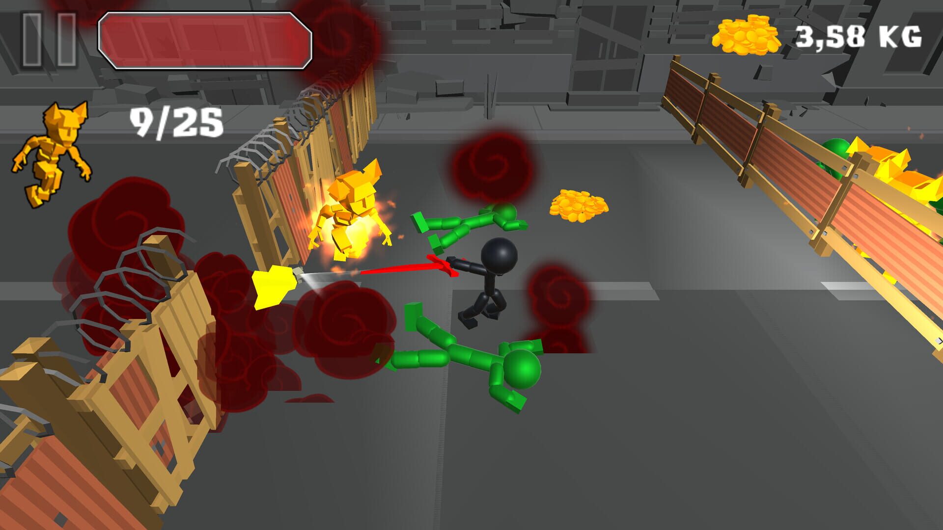 Screenshot for Stickman Killing Zombie