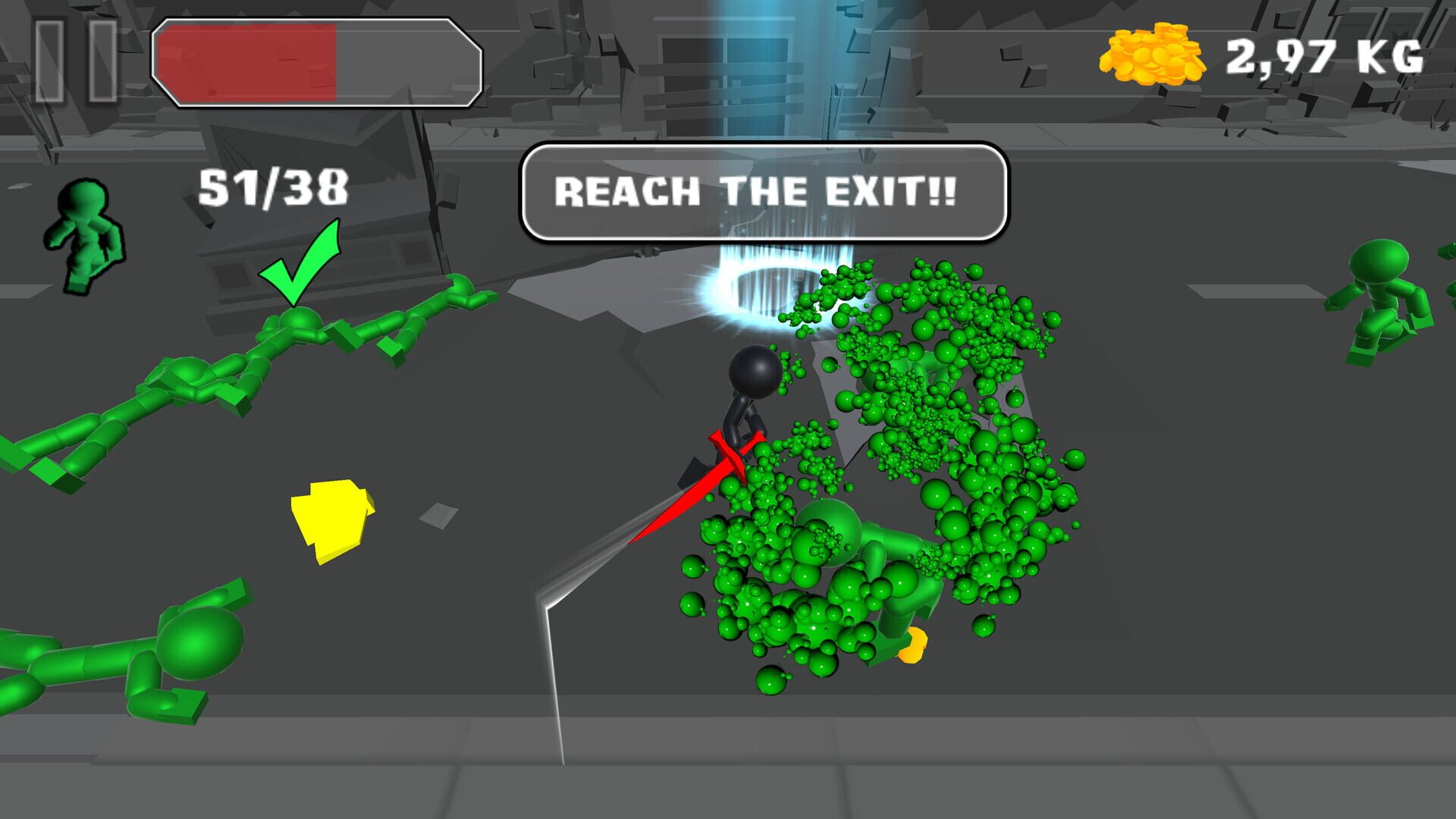 Screenshot for Stickman Killing Zombie