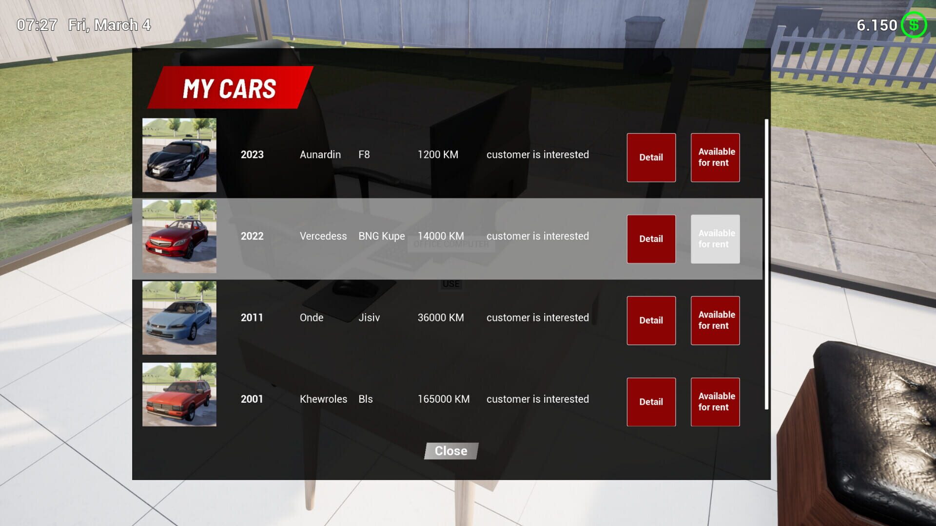 Screenshot for Rent A Car Simulator 24