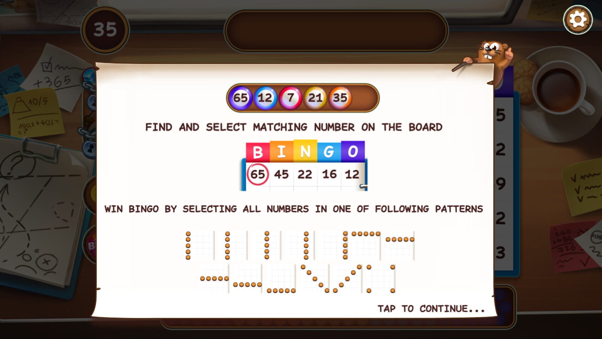 Screenshot for Bingo Beavers