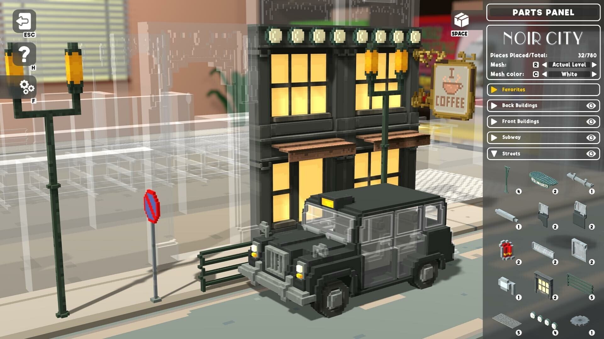 Screenshot for Diorama Builder: Noir City