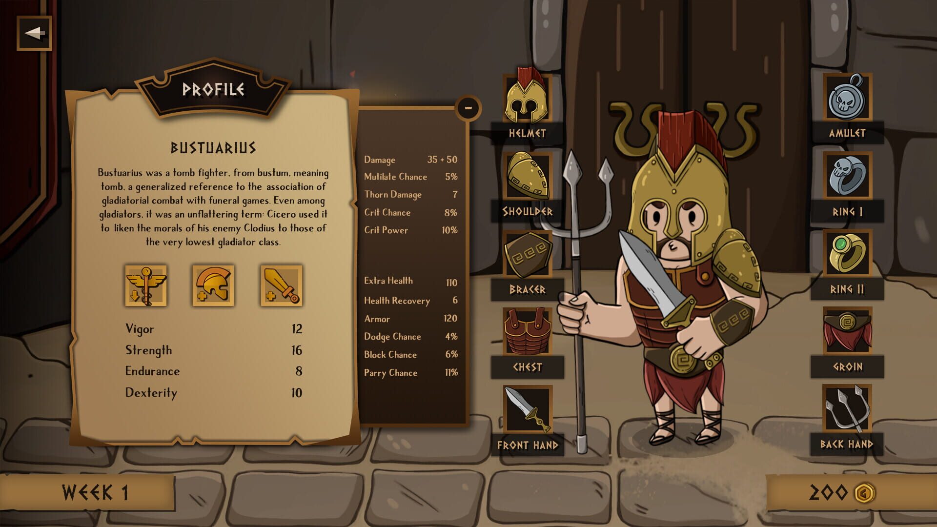 Screenshot for Lanista: Shadows and Dust