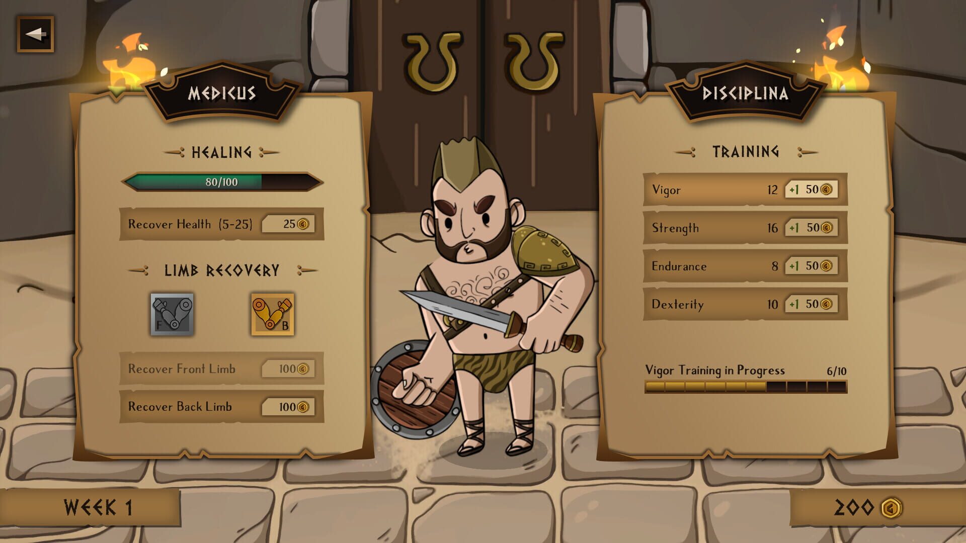 Screenshot for Lanista: Shadows and Dust
