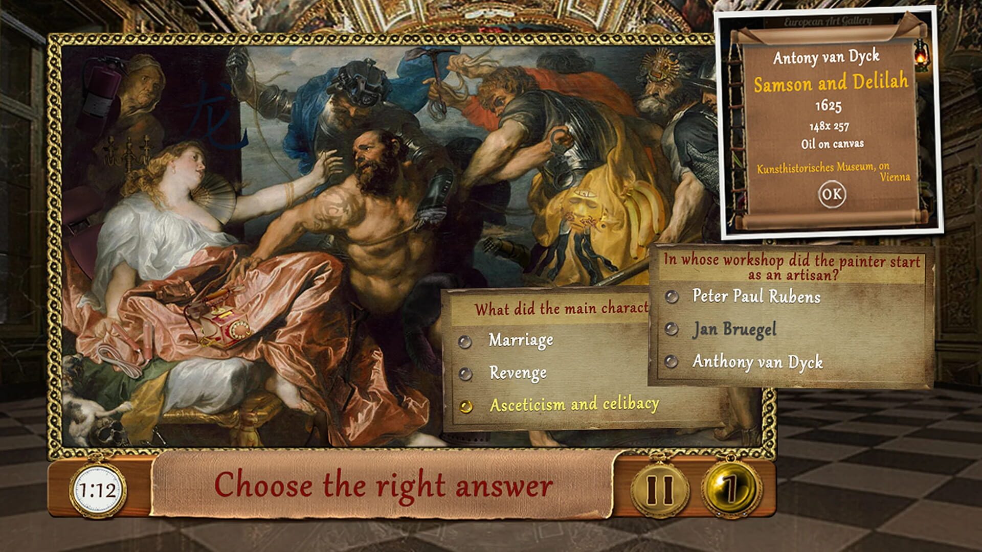 Screenshot for Hidden Art: Twilight in The Museum