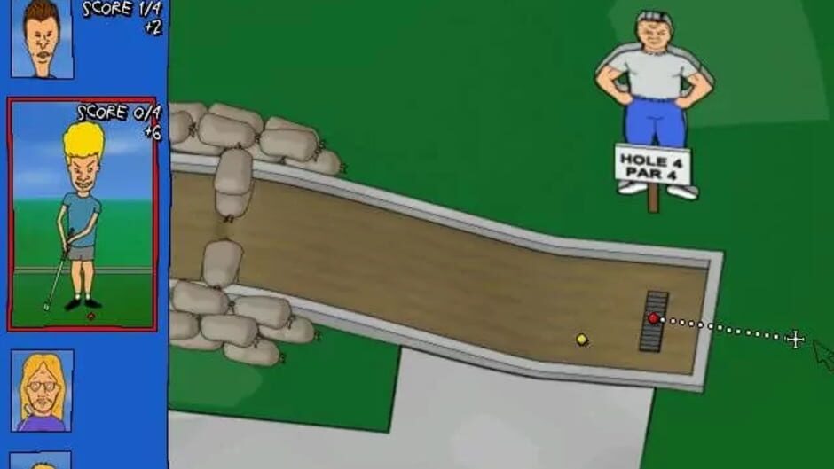 Screenshot for MTV's Beavis and Butt-head: Bunghole in One
