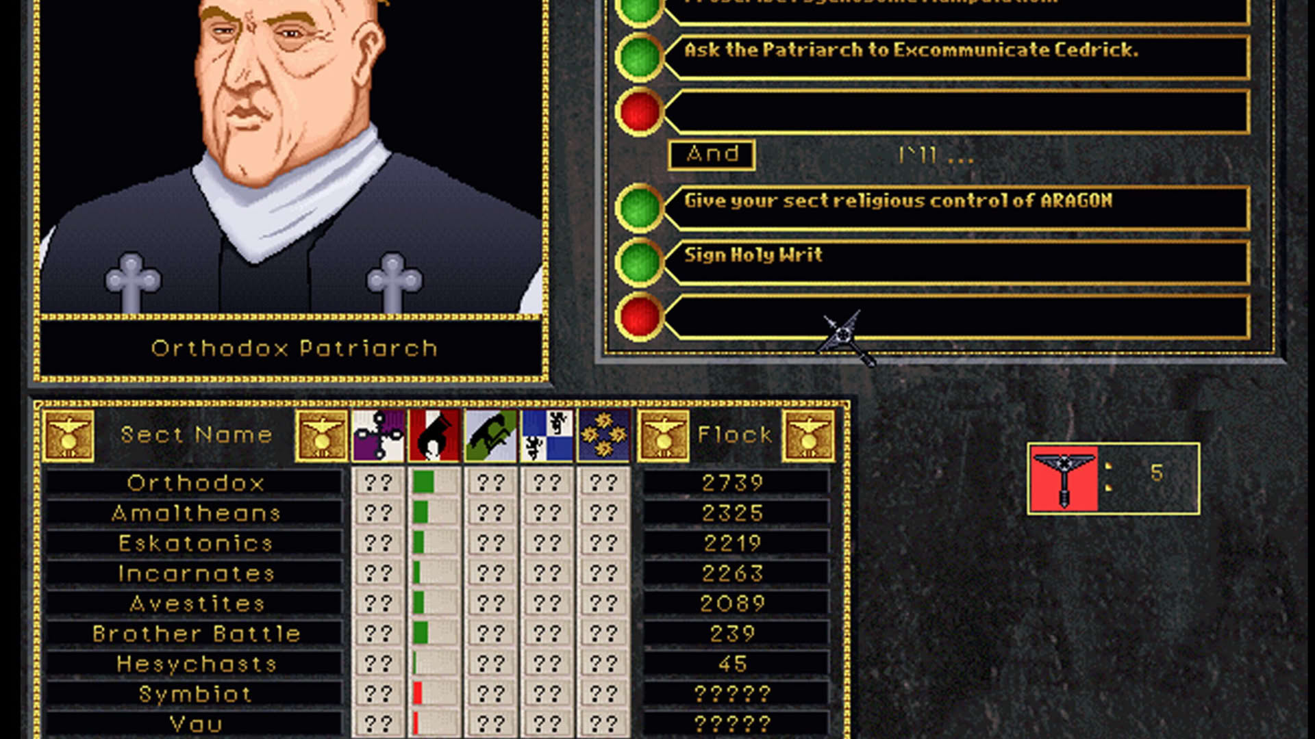 Screenshot for Emperor of the Fading Suns Enhanced