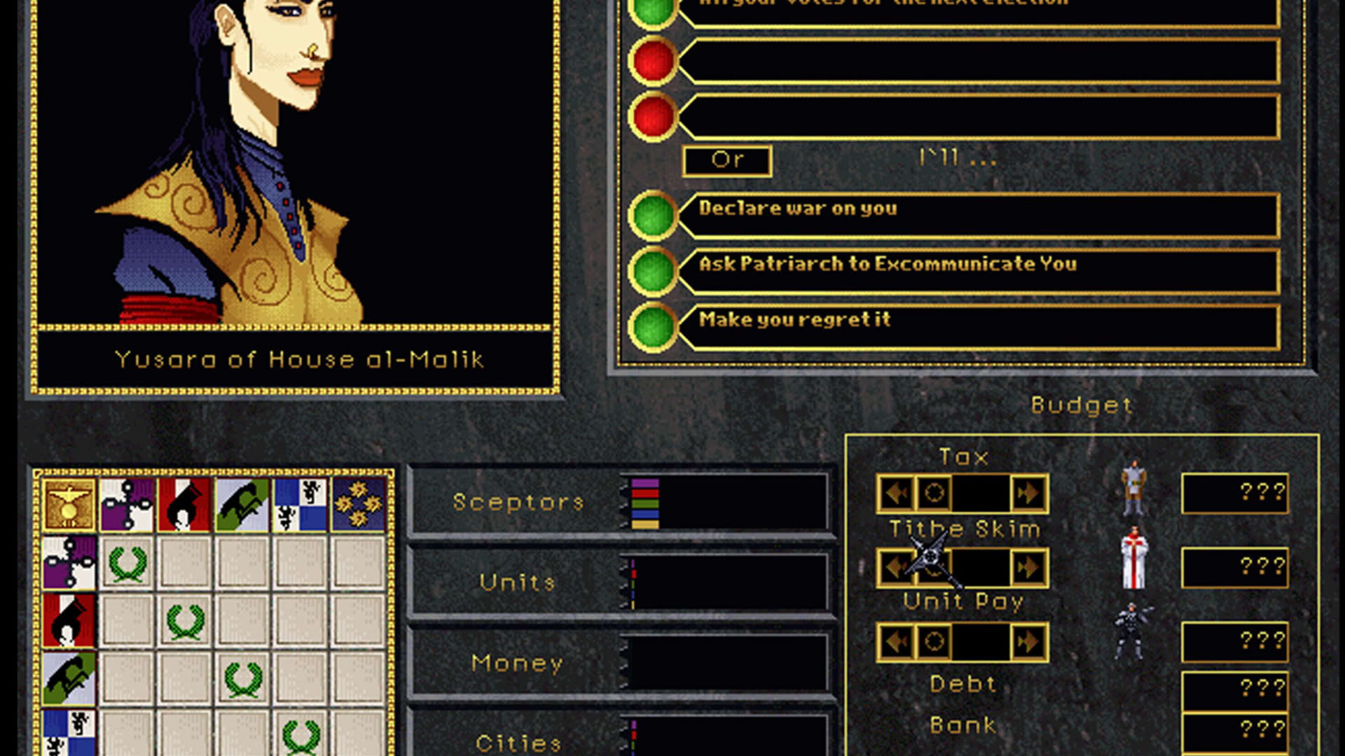 Screenshot for Emperor of the Fading Suns Enhanced