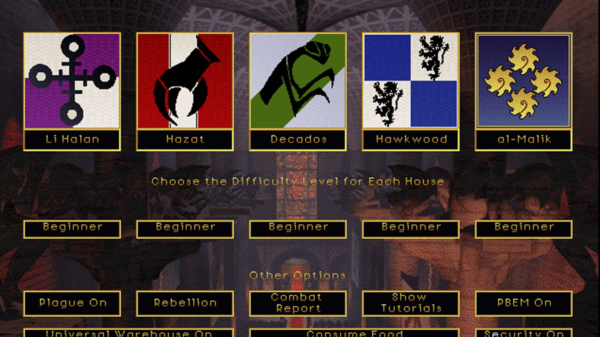 Screenshot for Emperor of the Fading Suns Enhanced