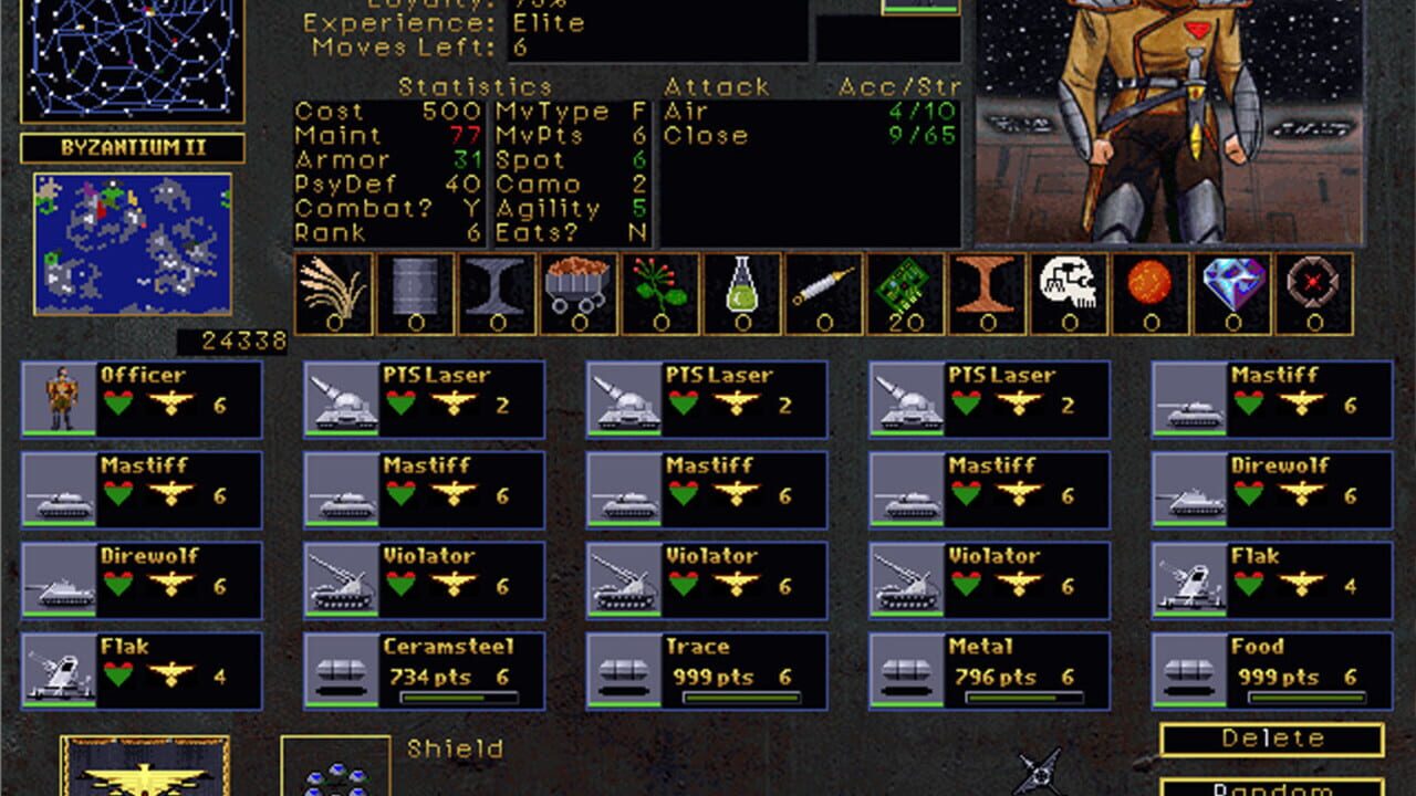 Screenshot for Emperor of the Fading Suns Enhanced